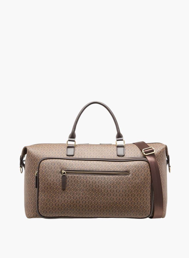 DUCHINI Monogram Elegance Men's Duffle Bag - Image 1