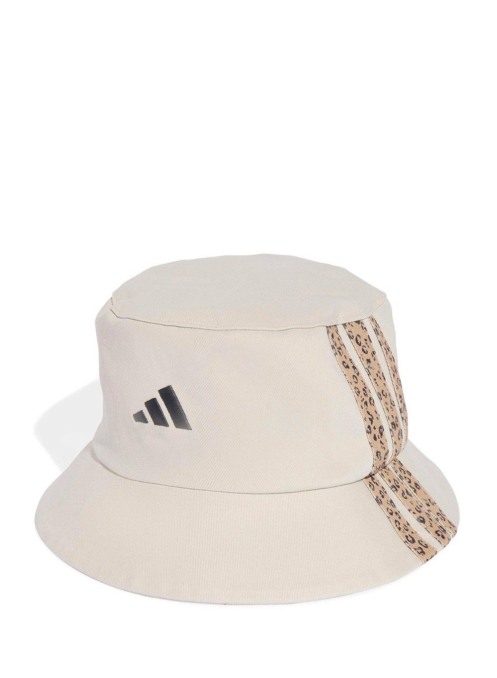 Adidas 3-Stripe Leopard Graphic Women's Bucket Hat - Image 1