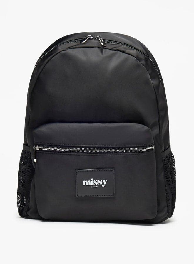MISSY Elegant Logo Backpack with Adjustable Straps for Women - Image 1