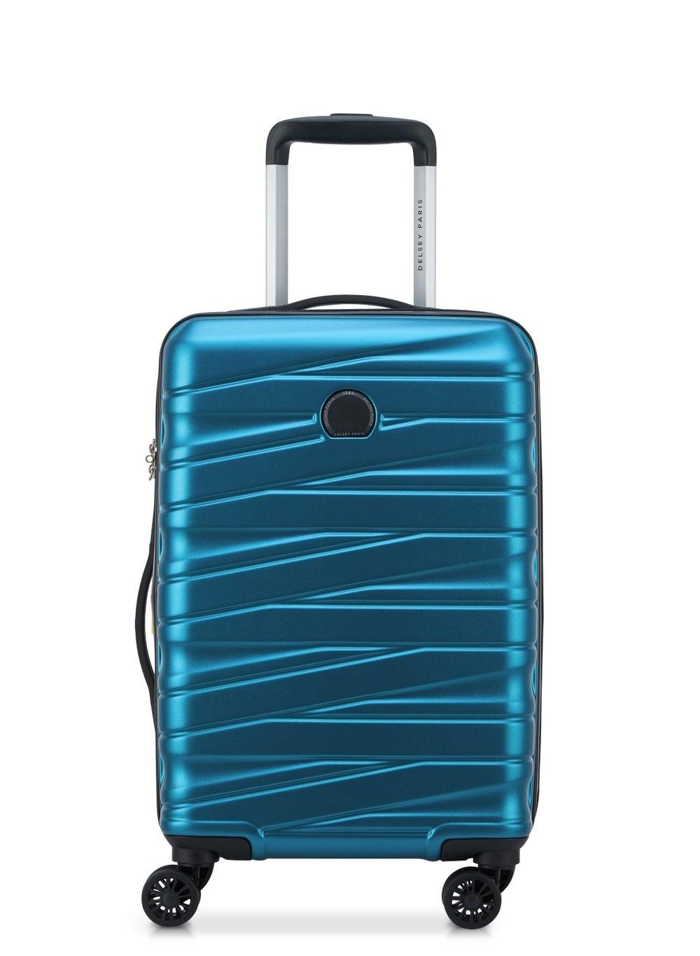 DELSEY Paris Tiphanie 55cm: Chic Steel Blue Expandable Cabin Case - Image 1