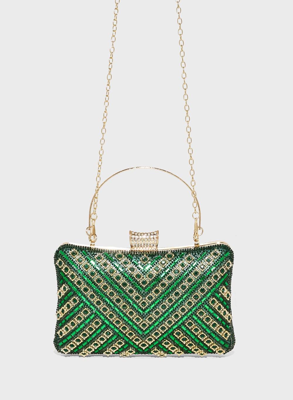 Khizana Embellished Elegance Clutch Bag for Women - Image 1