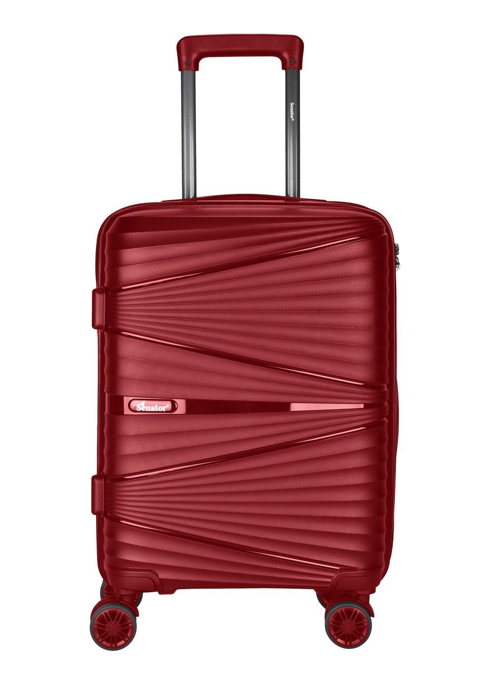 SENATOR KH1005 Luxury Wine Red Polypropylene Carry-On