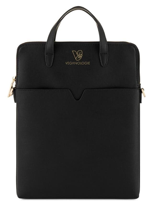 Veganologie Jupiter 13" Eco-Friendly Laptop Bag - Black