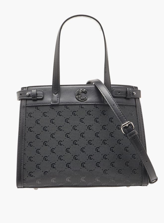 MISSY Monogram Elegance Tote Bag with Detachable Strap
