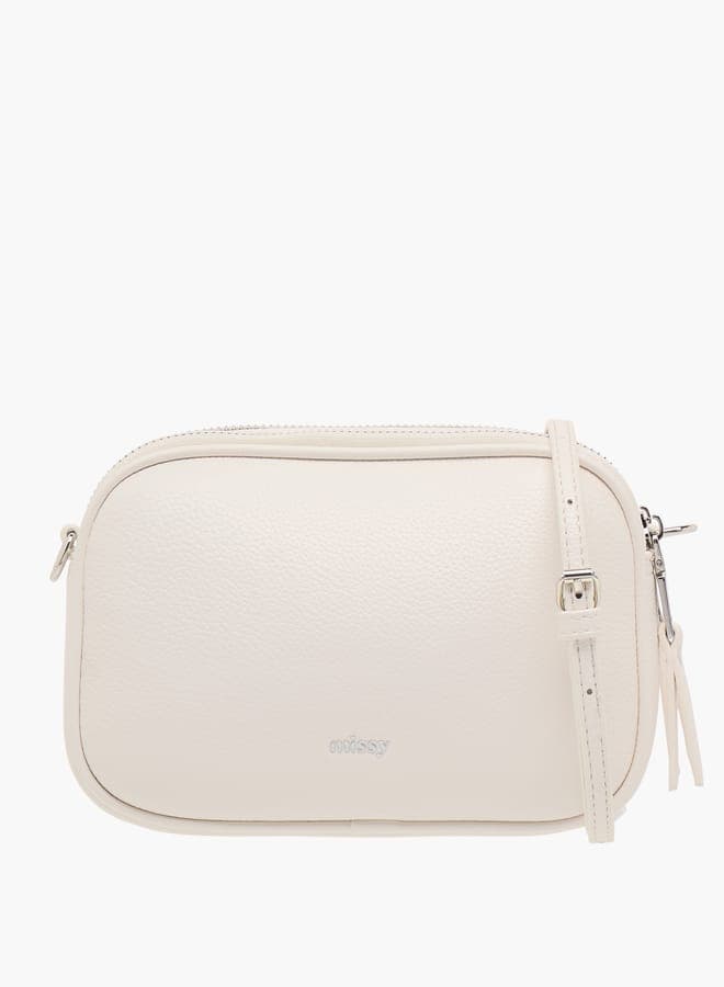 MISSY Textured Elegance Crossbody Bag with Adjustable Strap - Image 1