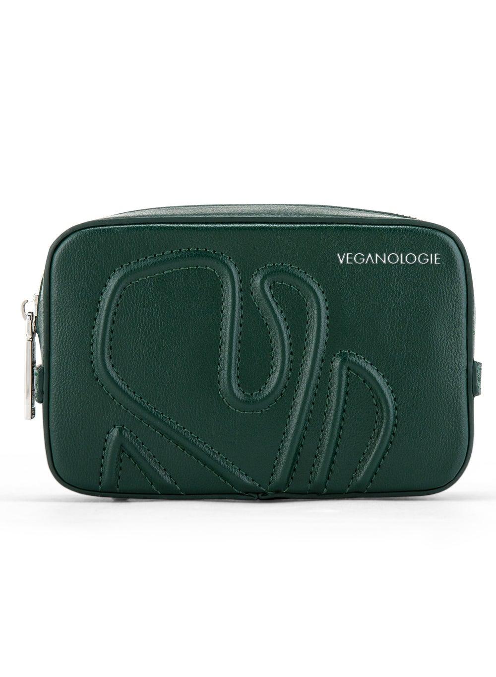 Veganologie Mini Maze Eco-Chic Shoulder Bag in Lush Green