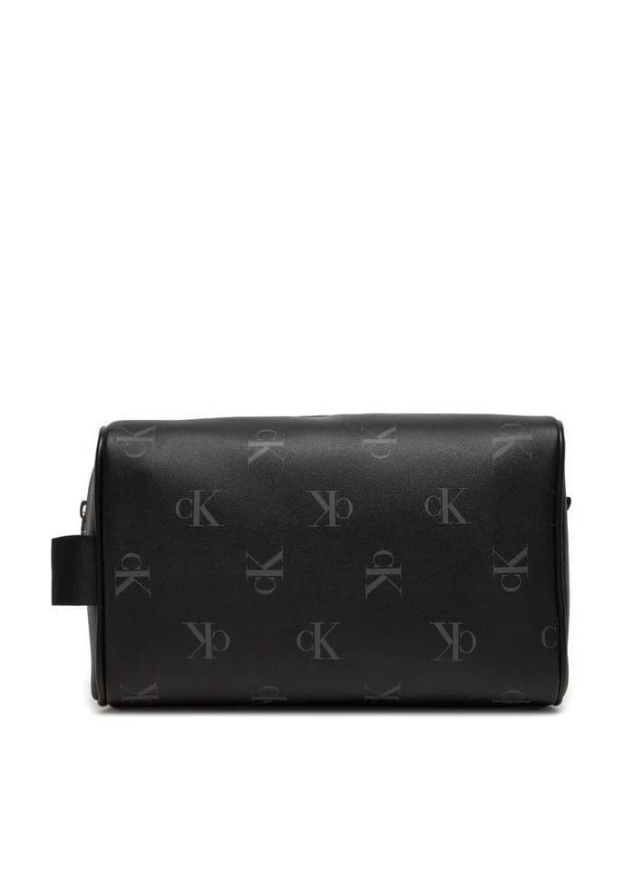 حقيبة تجميل AOP Dopp Kit باللون الأسود من كالفن كلاين - Image 1