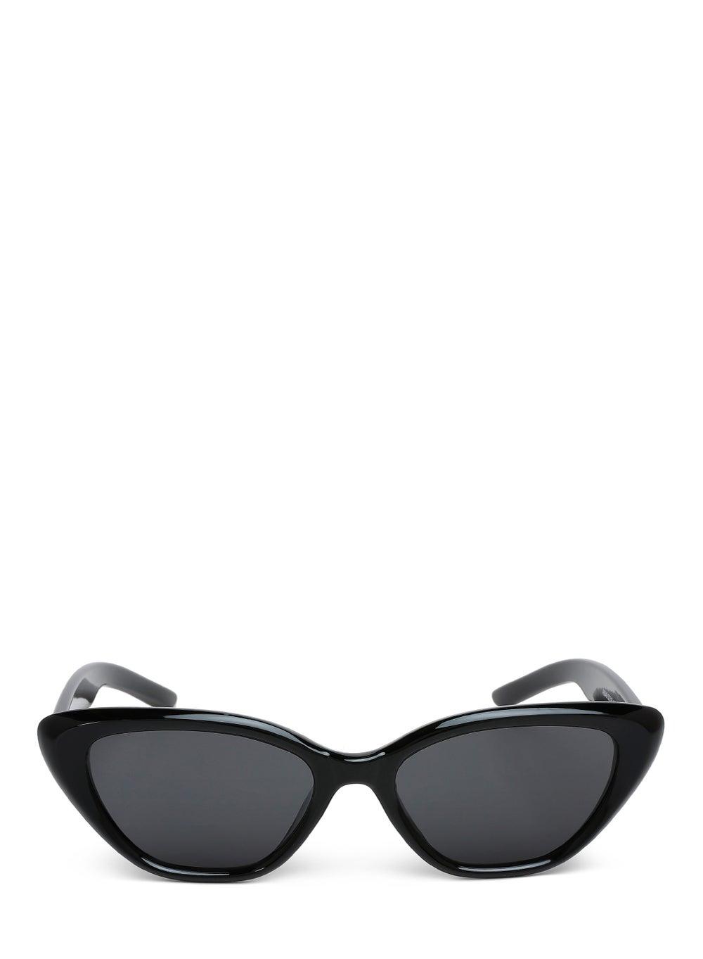 نظارة شمس Cat-Eye سوداء: أناقة تعزز ثقتك بنفسك - Image 1