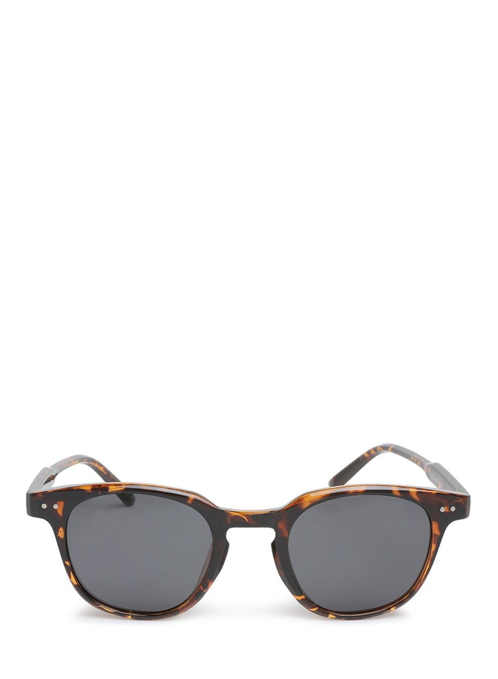 London Rag Brown Leopard Wayfarer Sunglasses for Women - Image 1