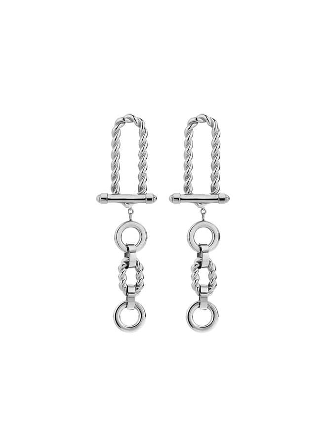 CERRUTI 1881 Chiara Silver Elegance Earrings for Women