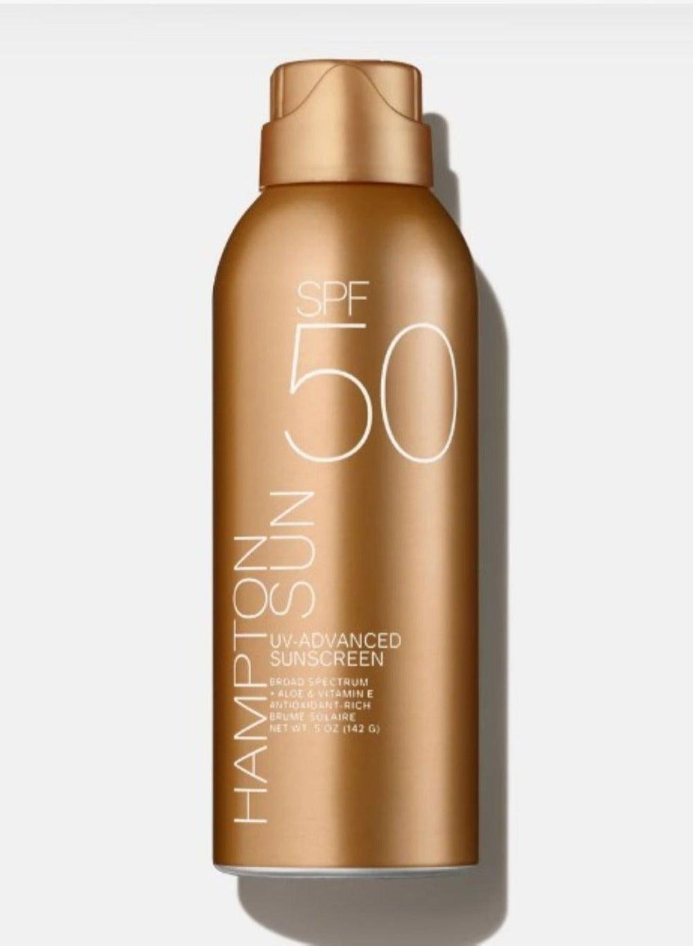 Hampton Sun SPF 50 Continuous Mist: Ultra-Fine Protection - Image 1