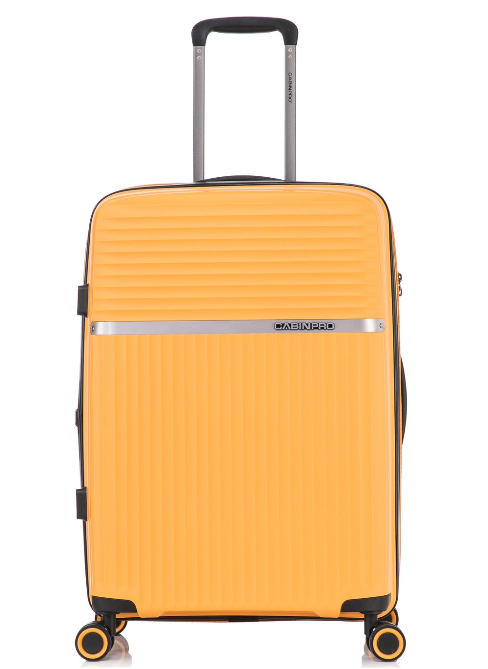 buy-cabinpro-light-weight-pp-fashion-trolley-luggage-expandable-hard-case-medium-checked-suitcase-with-safe-zipper-and-4-quite-360deg-double-spinner-wheels-cp002-yellow_dyp