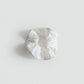 Floral Elegance Cotton Scrunchie with Openwork