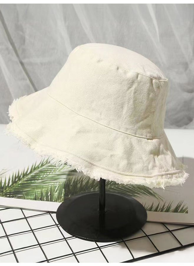 buy-styli-styli-white-frayed-edge-bucket-hat_jng