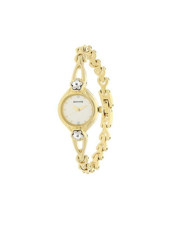 buy-sonata-round-shape-metal-analog-wrist-watch-8065ym01-22-mm-golden_t3m