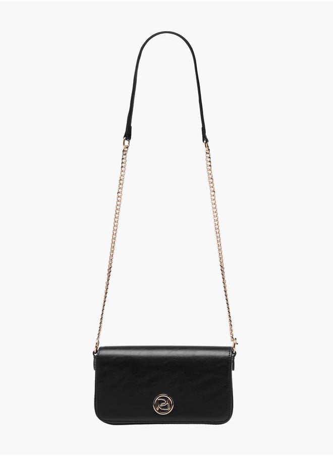 buy-paprika-women-logo-detail-crossbody-bag-with-chain-strap-and-flap-closure_x9l