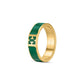 buy-escada-scarlett-gold-plated-ring-with-logo-cutout-and-green-enamel-detail_z2m
