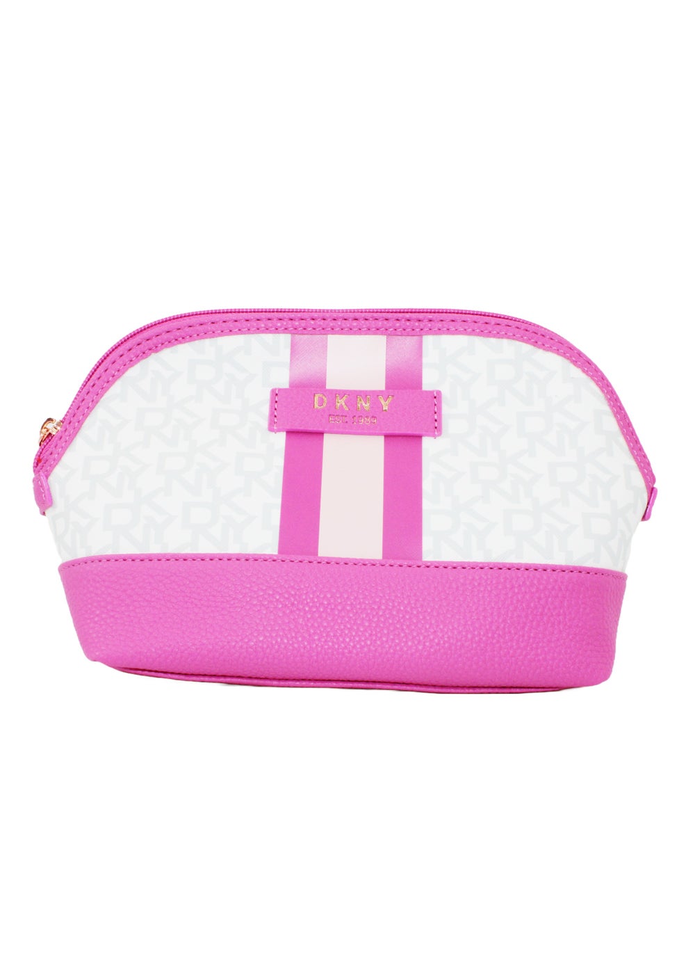 buy-dkny-dkny-signature-stripe-2-0-dome-cosmetic-bag-travel-make-up-bag-small-small-lightweight-cosmetic-bag-storage-bag-small-makeup-bag-travel-toiletry-bag_2by