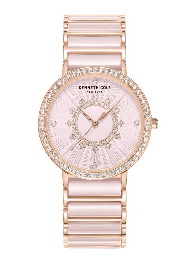 buy-kenneth-cole-new-york-kenneth-cole-new-york-36mm-analog-women-s-watch-with-light-pink-dial-pink-rose-gold-ceramic-stainless-steel-bracelet_exw