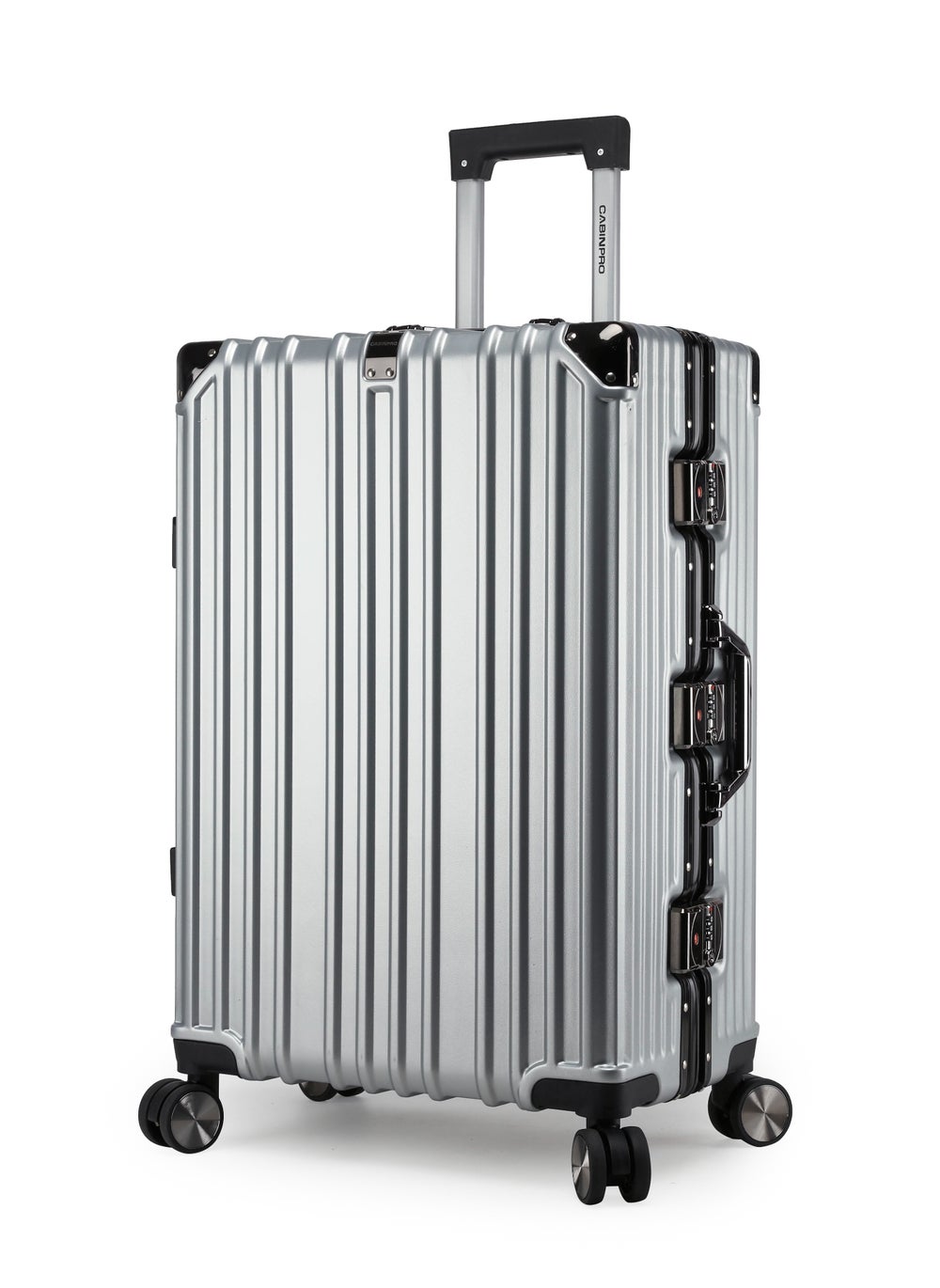 buy-cabinpro-lightweight-aluminum-frame-fashion-luggage-trolley-polycarbonate-hard-case-medium-checked-luggage-suitcase-with-4-quite-360-degree-double-spinner-wheels-cp001-silver_w32