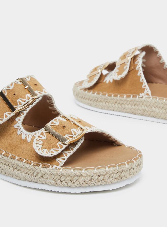 buy-styli-styli-brown-stitch-buckle-accent-espadrilles_i58
