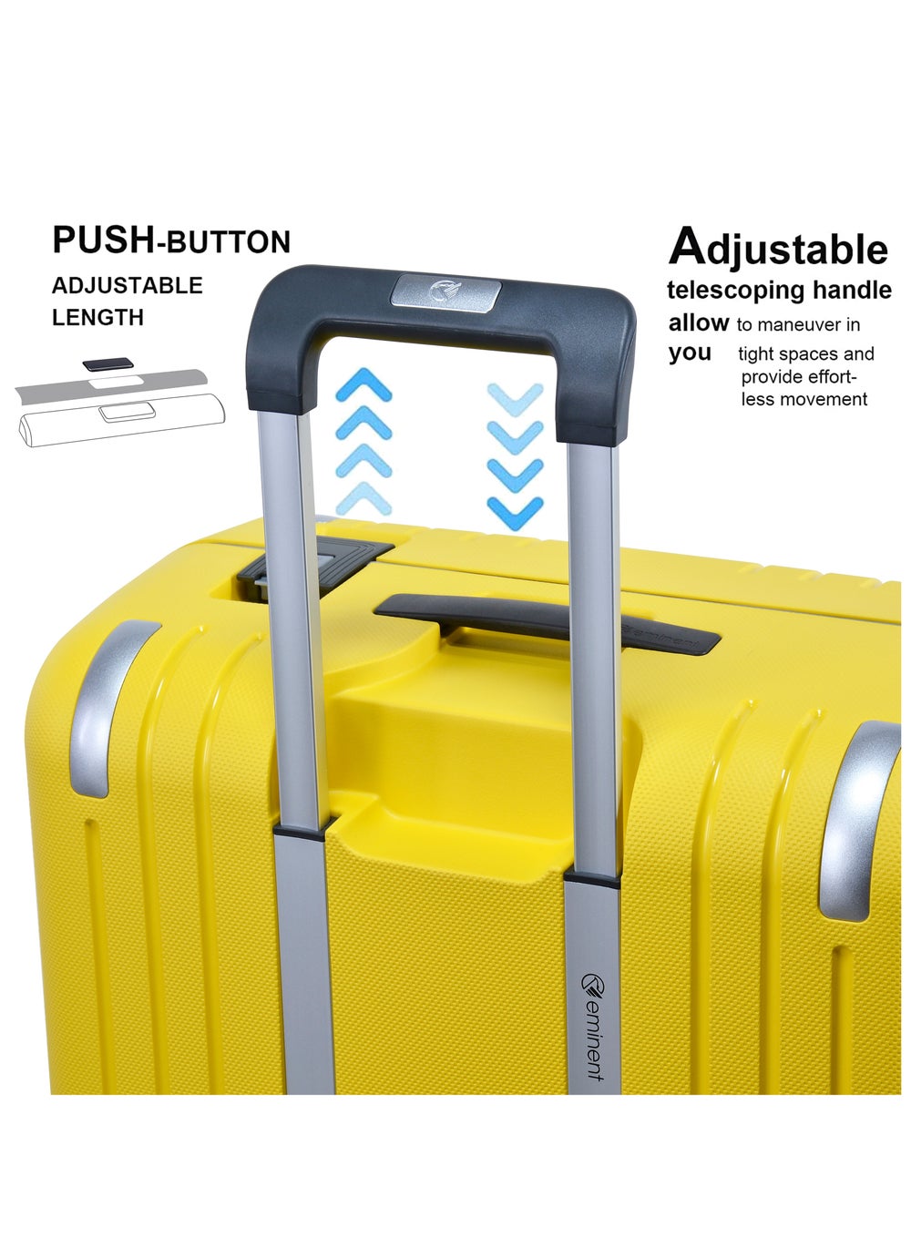 buy-eminent-vertica-hard-case-travel-bag-luggage-trolley-polypropylene-lightweight-suitcase-4-quiet-double-spinner-wheels-with-tsa-lock-b0006-yellow_cjk