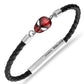 buy-police-web-slinger-braceletblack-leather-with-iconic-red-spider-man-mask-and-magnetic-closurebold-men-s-style_8gs
