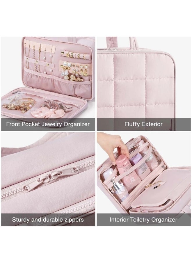 buy-bagsmart-bagsmart-light-pink-spacesaver-exploreease-puffy-multi-functional-toiletry-bag_78a