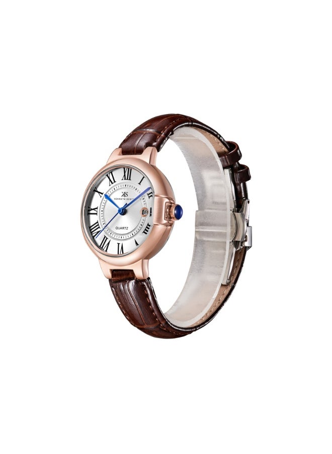 buy-kenneth-scott-women-s-genuine-leather-analog-watch-k23553-rldw-32-mm_0c7