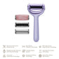 Purple 9-in-1 Precision Microneedle Roller for Face & Body