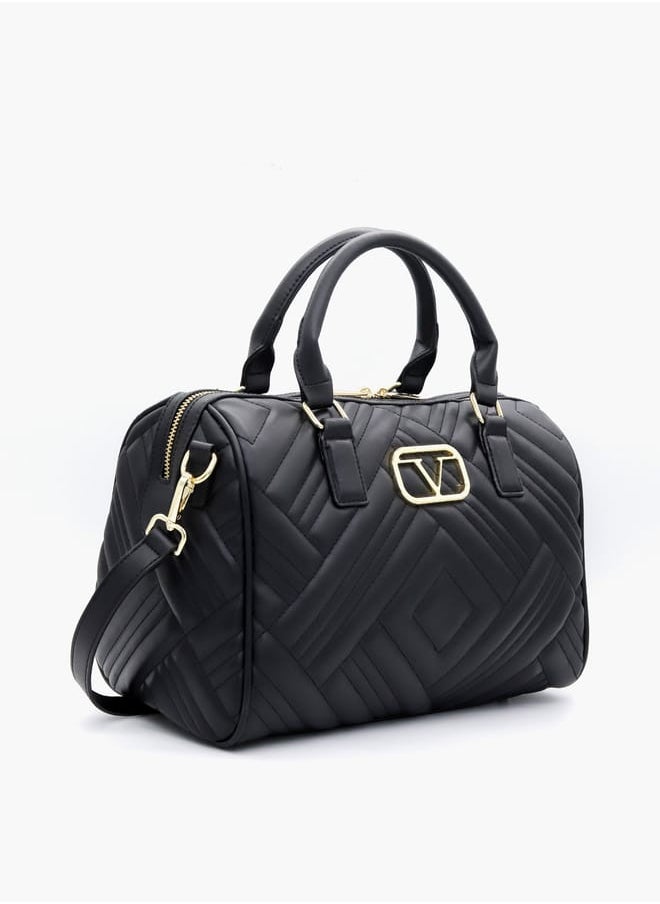 buy-v-italia-quilted-tote-bag-with-detachable-strap-and-zip-closure_gm1