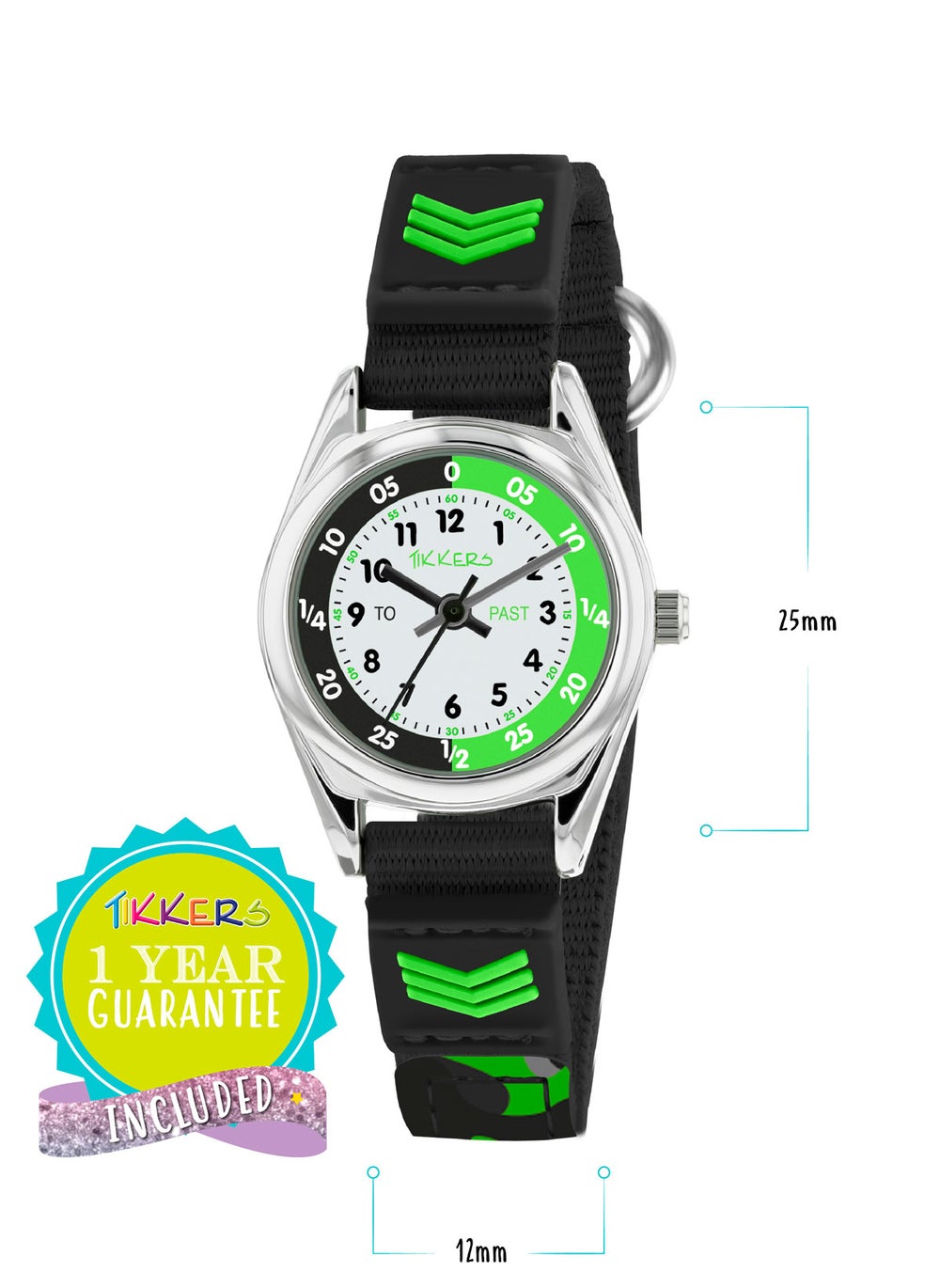 buy-tikkers-tikkers-boys-black-fabric-rip-strap-time-teacher-watch-tk0154_pv4