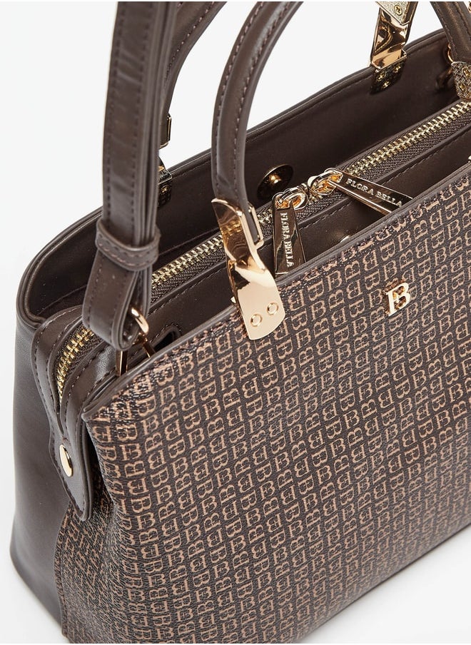 buy-flora-bella-by-shoexpress-monogram-print-tote-bag-with-zip-closure-and-double-handle_k3p