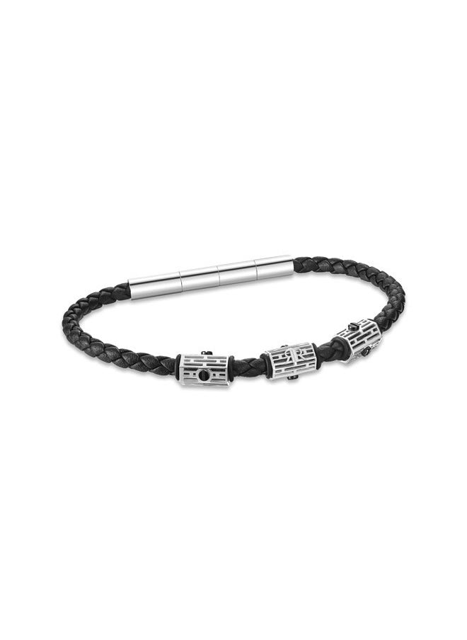 buy-cerruti-1881-adriano-silver-and-black-leather-bracelet_k2m
