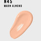 Facefinity Flawless Matte Foundation N45 Warm Almond, 30ml