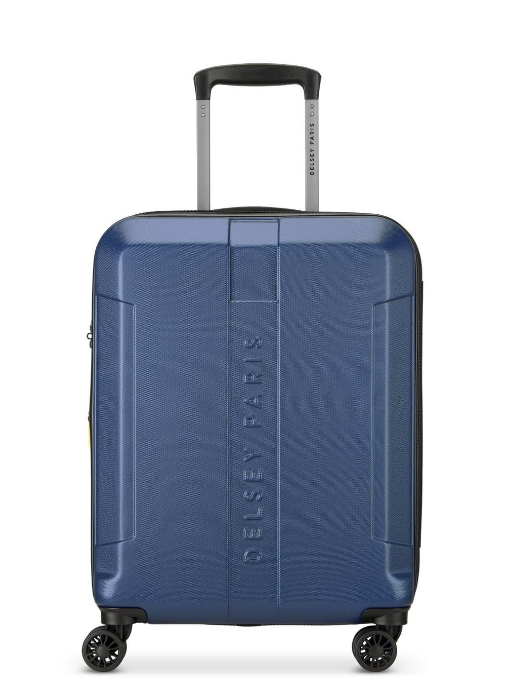 buy-delsey-paris-depart-hard-61cm-hardcase-expandable-4-double-wheel-cabin-luggage-trolley-case-navy-blue_vlb