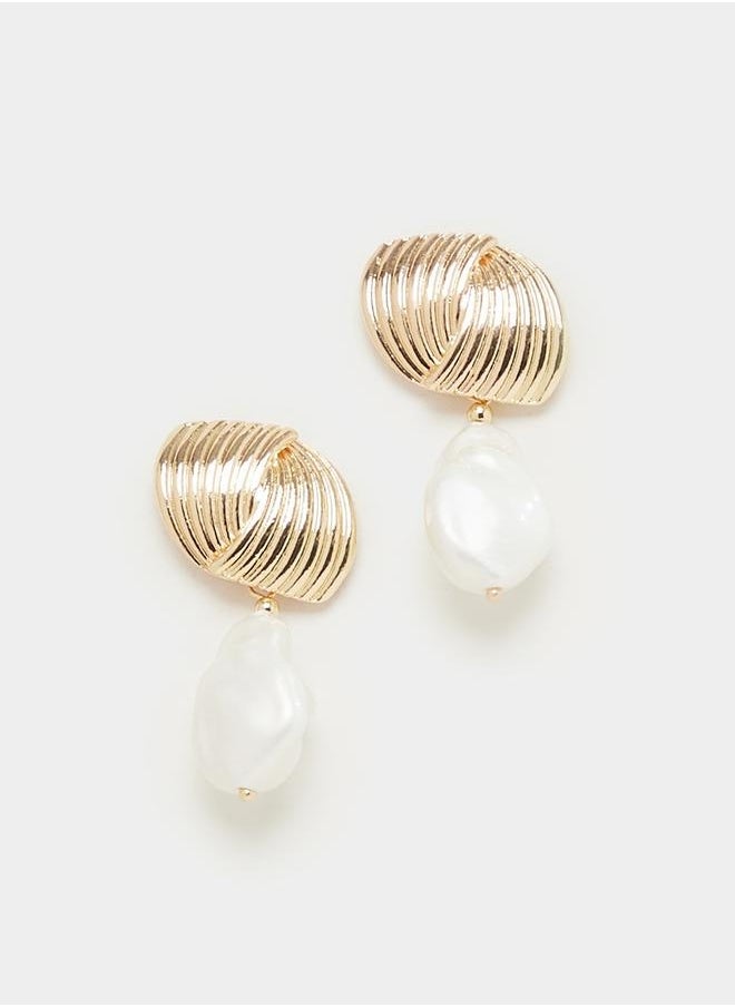 buy-styli-textured-pearl-drop-earrings_y9d