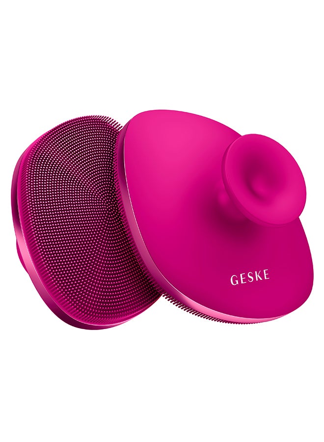 buy-geske-geske-body-brush-4-in-1-soft-silicone-body-cleansing-brush-shower-scrubber-gentle-exfoliating-and-massage-for-all-skin-types-two-finger-handle-design-suction-mount-magenta_moa