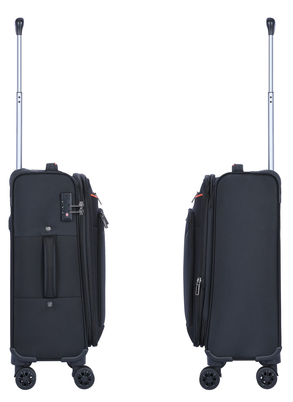 buy-eminent-unisex-soft-travel-bag-cabin-luggage-trolley-polyester-lightweight-expandable-4-double-spinner-wheeled-suitcase-with-3-digit-tsa-lock-e788-black_ef5