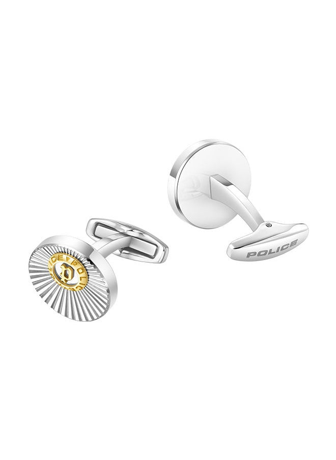 buy-police-radiant-stainless-steel-and-gold-plating-gents-cufflinkspeagc0023003_91e