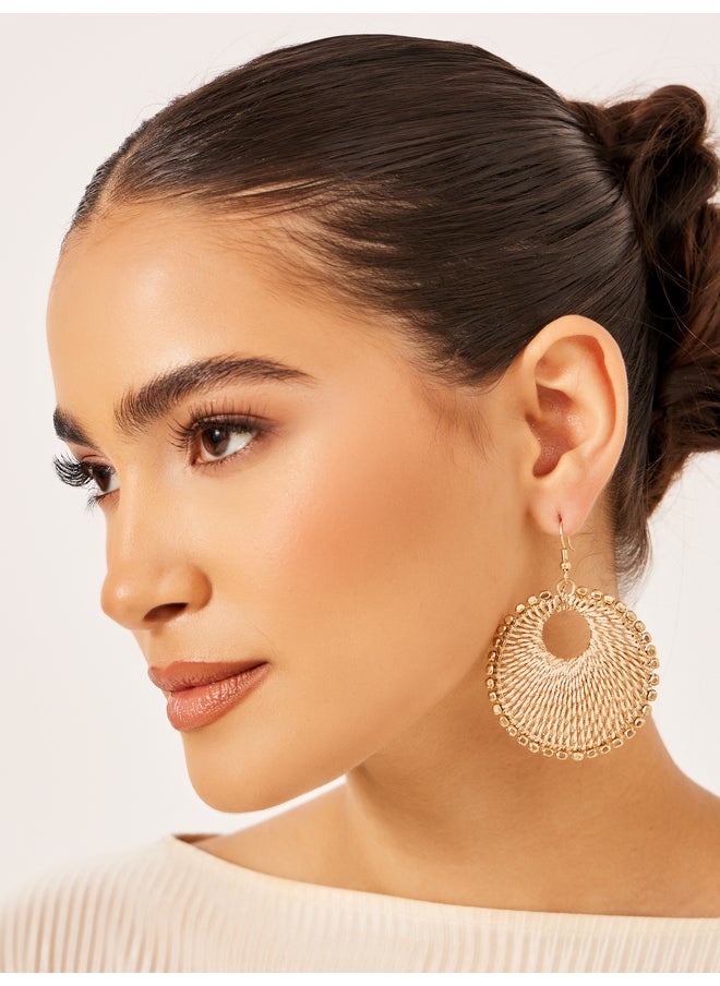 buy-styli-styli-textured-round-earrings_edx
