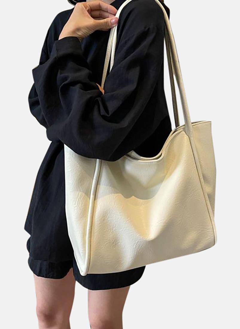 buy-yuniqee-cream-solid-structured-oversized-shoulder-bag_g64