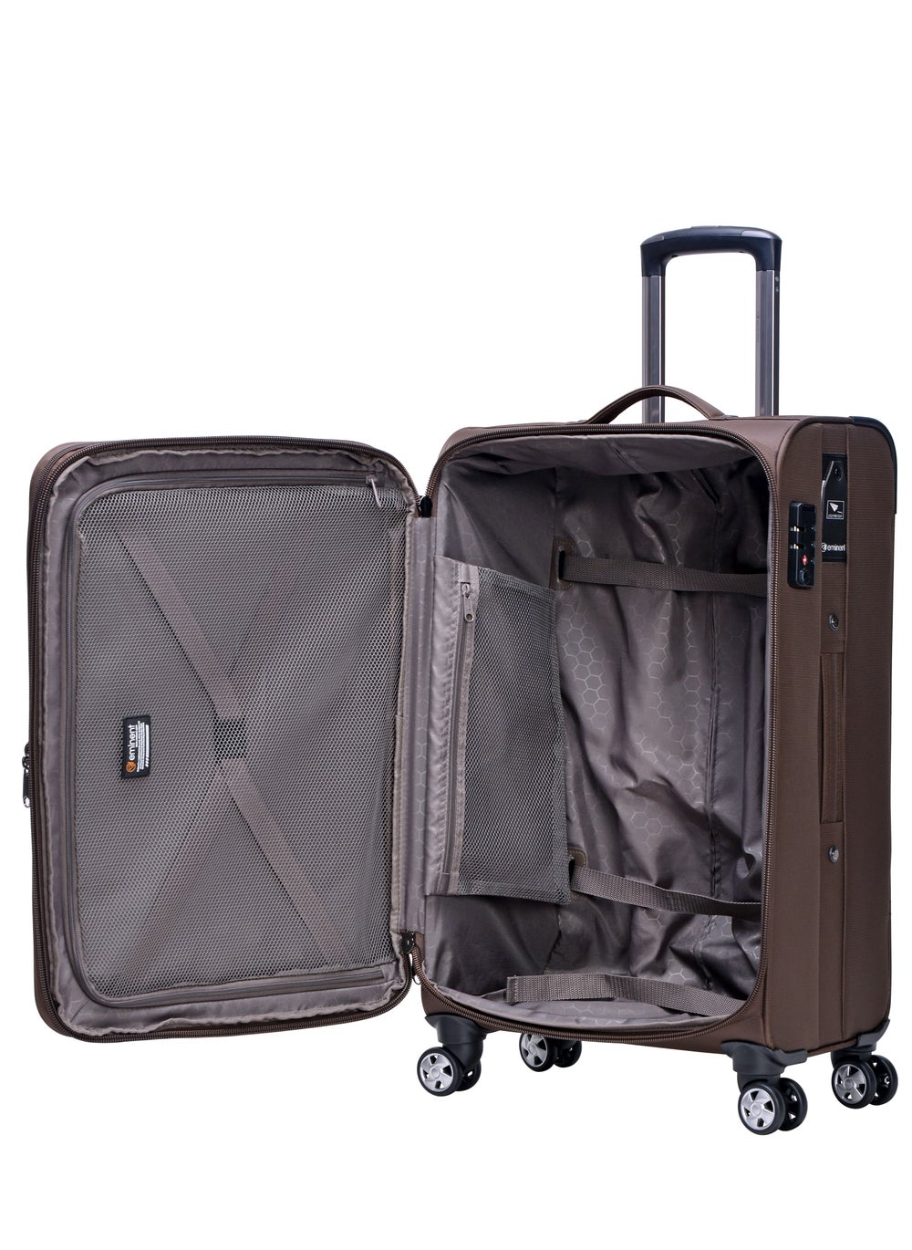 buy-eminent-soft-shell-travel-bag-expandable-luggage-trolley-for-unisex-polyester-light-weight-suitcase-with-tsa-lock-4-quiet-double-spinner-wheels-v6093sz_vd2