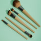 EcoLuxury 5-Piece Brush Set & Organizer