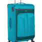 buy-eminent-unisex-soft-travel-bag-medium-luggage-trolley-polyester-lightweight-expandable-4-double-spinner-wheeled-suitcase-with-3-digit-tsa-lock-e788-green_hwe