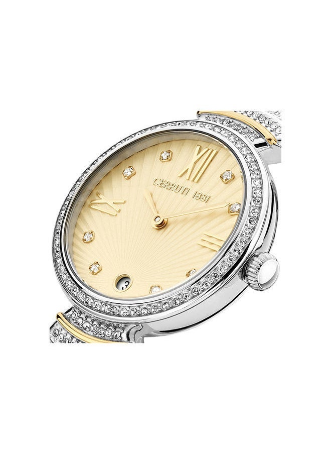 buy-cerruti-1881-women-s-round-shape-stainless-steel-band-analog-wrist-watch-30-mm-gold-dial-ciwlh2205501_nkb