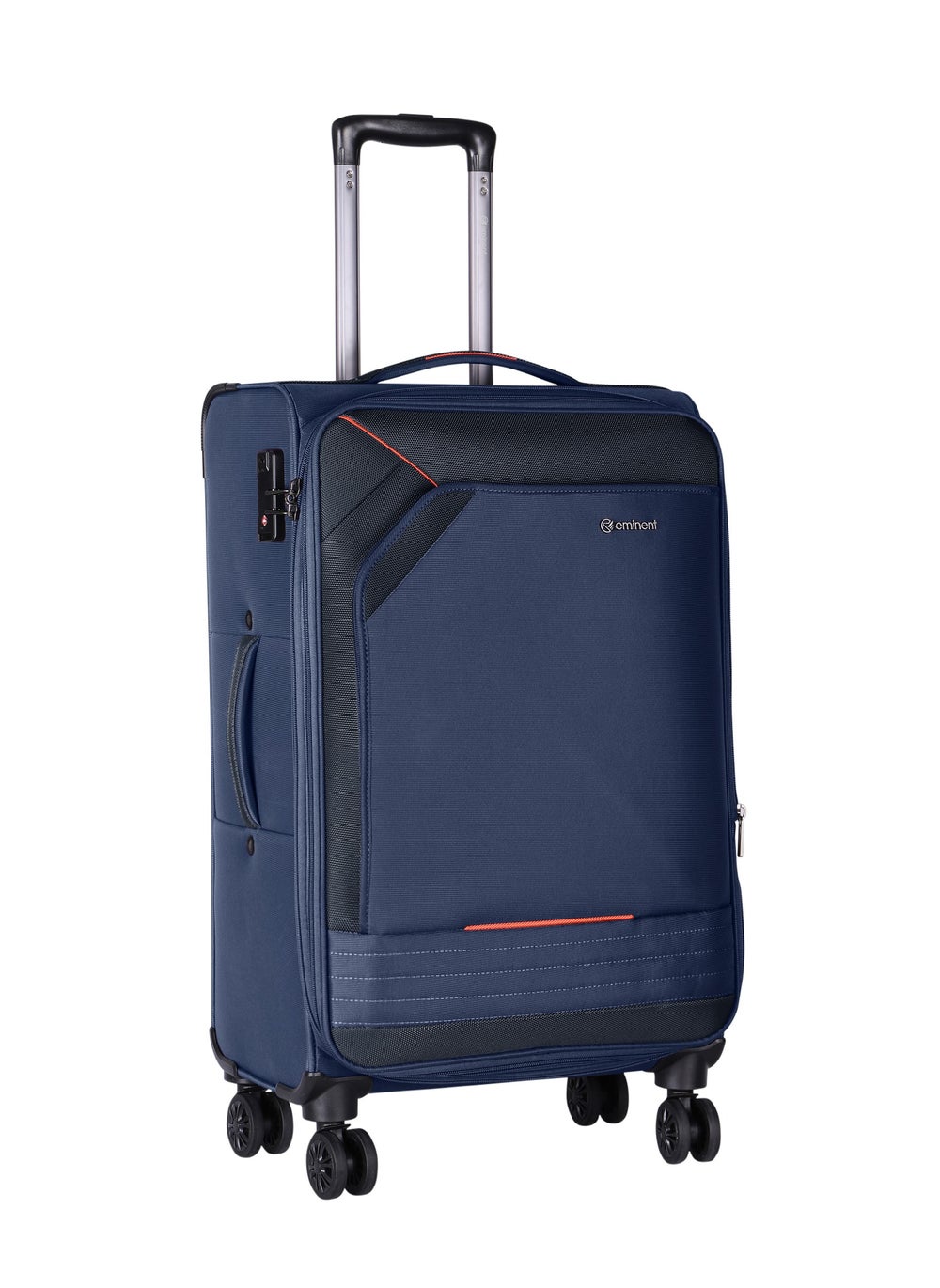 buy-eminent-expandable-luggage-trolley-bag-soft-suitcase-for-unisex-travel-polyester-shell-lightweight-with-tsa-lock-double-spinner-wheels-e777sz-carry-on-20-inch-navy-blue_8us