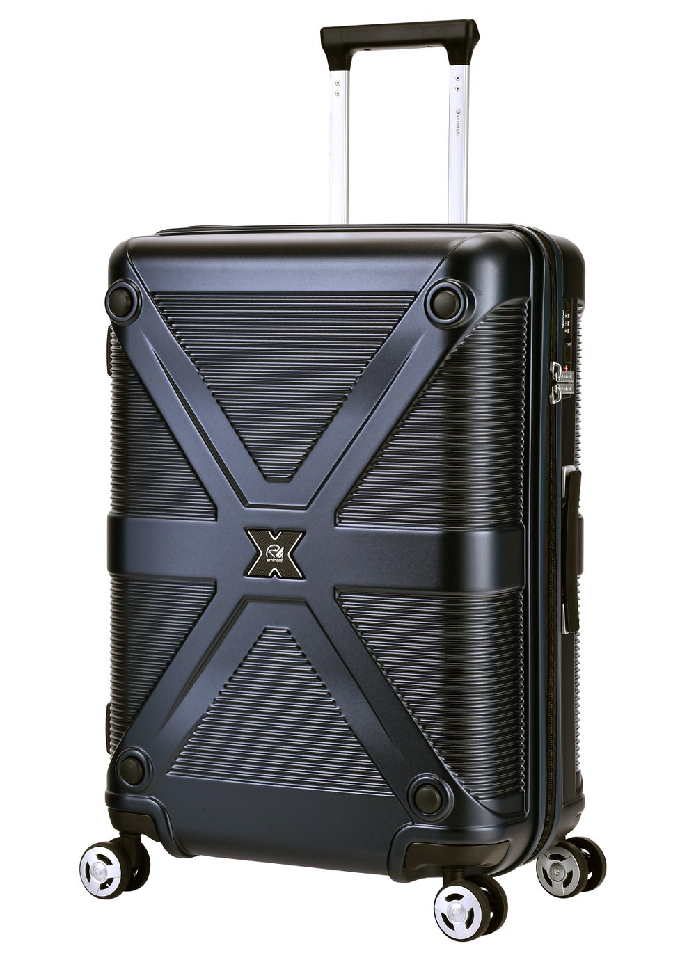 buy-eminent-hard-case-travel-bag-medium-luggage-trolley-polycarbonate-lightweight-suitcase-4-quiet-double-spinner-wheels-with-tsa-lock-kj97-night-blue_g07
