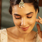 Elegant Kundan Studded Maang Tikka in Gold-Plated Brass