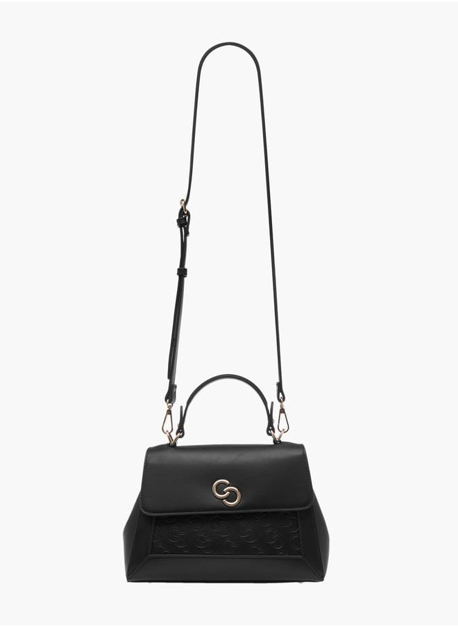 buy-celeste-women-monogram-embossed-satchel-bag-with-top-handle-and-detachable-strap_xoo